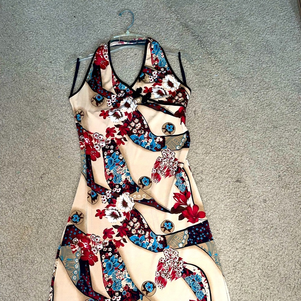 ❤️‍🔥Gorgeous Oriental sexy halter dress 👗 ❤️‍🔥